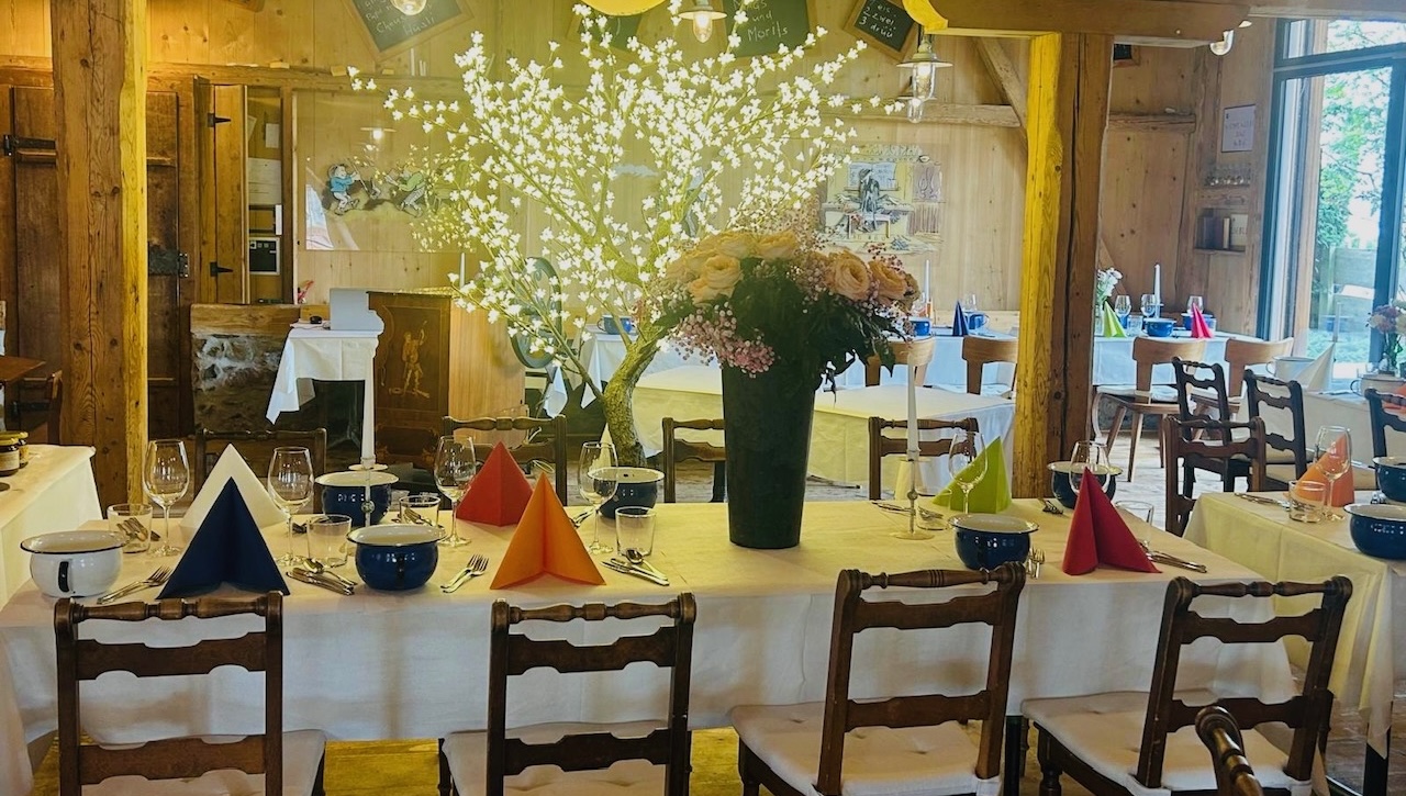 Sicht auf Fenster mit Baum